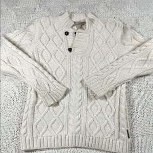 Burberry Chunky Knit Pullover Sweater